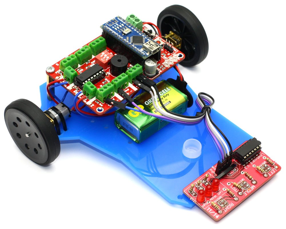 Создание робота для движения по линии на Arduino