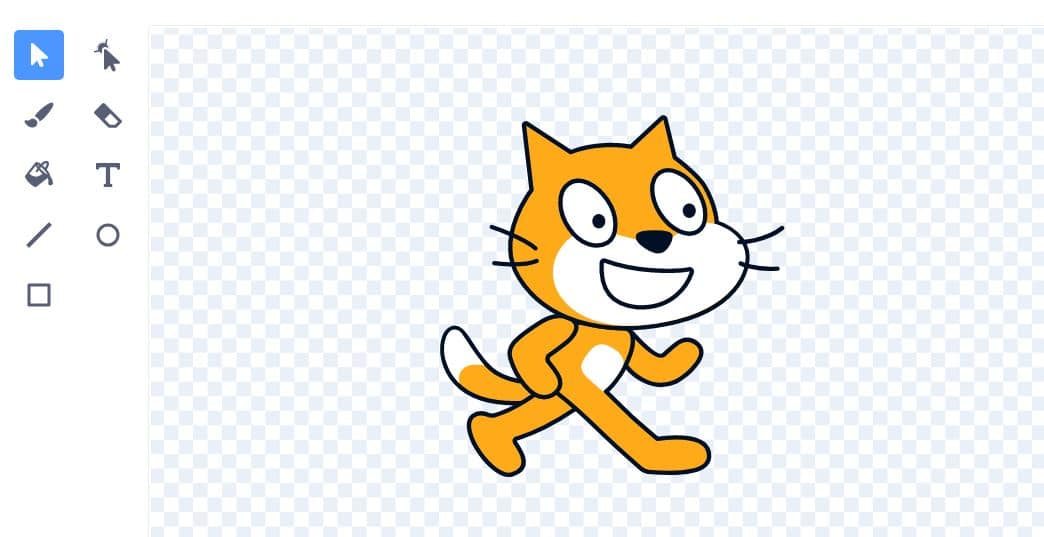 редактирование спрайта в scratch