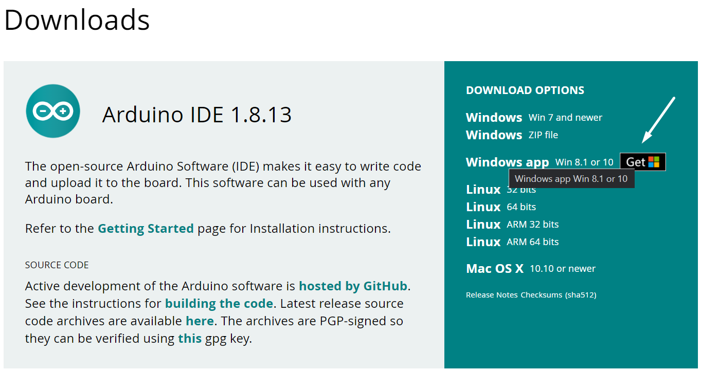 Установка Arduino IDE